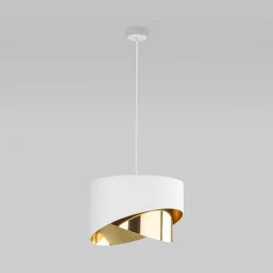 Подвесной светильник с тканевым абажуром TK Lighting Grant White 4820