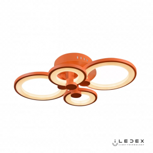 Потолочная люстра iLedex Ring A001/4 ORANGE