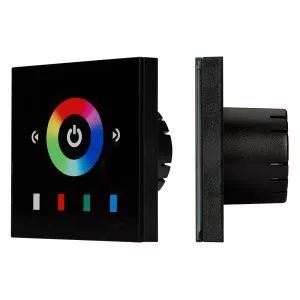 Панель Sens LN-08E2 Black (RGB,12-24V,144-288W)