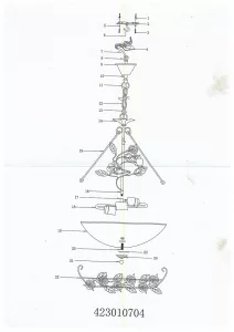 Потолочный светильник MW-Light Розалия 423010704