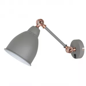 Бра Arte Lamp BRACCIO Серый A2054AP-1GY