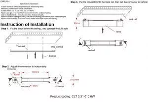 Светильник однофазный CLT 0.31 010 6W BL M4000K Crystal Lux