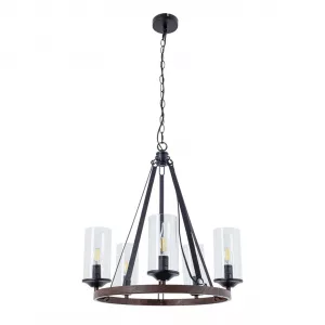 Подвесная люстра Arte Lamp DALIM Черный A7014SP-5BK