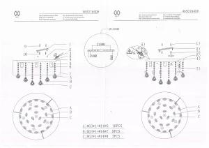 Потолочный светильник MW-Light Жаклин хром 465016406