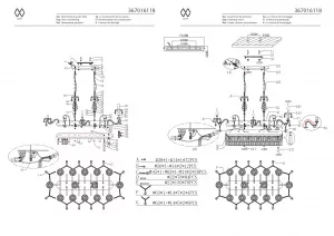 Потолочный светильник MW-Light Каролина хром 367016118