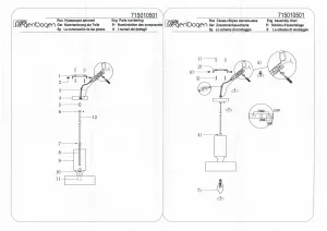 Потолочный светильник MW-Light Элвис красный 715010501