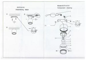 Потолочный светильник De Markt Круз белый 637014101