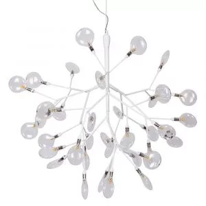 Светильник подвесной Crystal Lux EVITA SP36 WHITE/TRANSPARENT