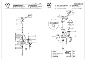 Потолочный светильник MW-Light Адель хром 373011705