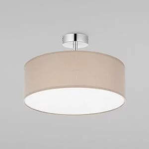 Потолочный светильник с тканевым абажуром TK Lighting Rondo Beige 4031