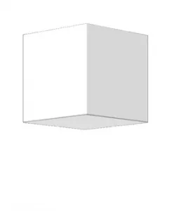 Потолочный светодиодный светильник IZAR CUBE S 150 WH LED 3000K