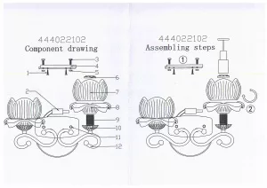 Настенный светильник MW-Light Вирджиния коричневый 444022102