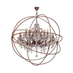 Подвесная люстра LOFT IT Foucaults orb crystal LOFT1897/15