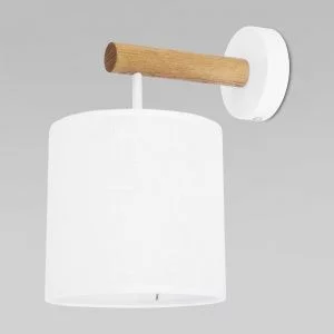 Настенный светильник с тканевым абажуром TK Lighting Deva White 4108