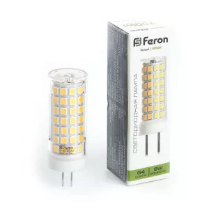 Лампа светодиодная Feron LB-434 G4 9W 175-265V 4000K