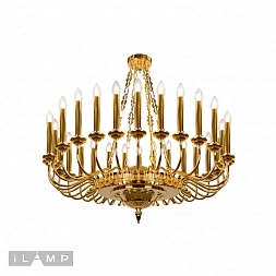 Подвесная люстра iLamp Louvre MD8551-30 GD