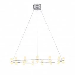 Люстра подвесная ST-Luce Хром/Белый LED 15*4W 3200K CILINDRO SL799.103.15