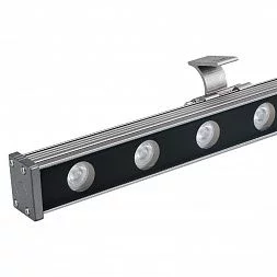 Линейный прожектор AR-LINE-1000-18W Warm3000 (GR, 15x60 deg, 230V) (Arlight, Закрытый)