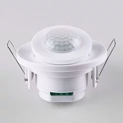 Инфракрасный датчик движения  8m 2,2-4m 1200W IP20 360° SNS-M-12 белый Elektrostandard a041244