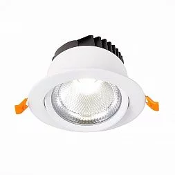 Св-к встр. Белый LED 1*15W 4000K 1 125Lm Ra80 36° IP20 D109xH65 220-240V Встраиваемые светильники ST211.548.15.36