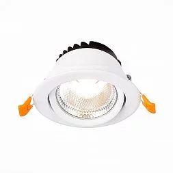 Св-к встр. Белый LED 1*10W 3000K 750Lm Ra80 36° IP20 D109xH65 220-240V Встраиваемые светильники ST211.538.10.36