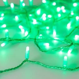 Светодиодная гирлянда ARD-STRING-CLASSIC-10000-GREEN-100LED-MILK-STD Green (230V, 7W) (Ardecoled, IP65)