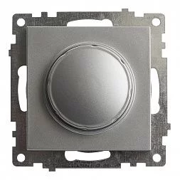 Выключатель диммирующий TRIAC(механизм), STEKKER GLS10-7106-03, 250V, 500W, серия Катрин, серебро