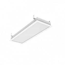 Светодиодный светильник "ВАРТОН" GR170/F 2.0 16 Вт 5000К с рассеивателем призма 610*202*50мм с планками для подвеса IP40 c РАМКОЙ монтажный размер 588х180мм аварийный автономный постоянного действия