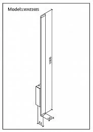 Светильник настенный JY L-CROSS LW-A0168S-WH-WW SWG