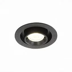 Св-к встр. Черный LED 1*12W 4000K 900Lm Ra80 24° IP20 D90xH92 180-240V Встраиваемые светильники ST702.348.12