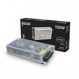 Блок питания Gauss 150W 24V IP20 1/50