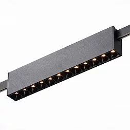 Магнитный трековый светильник FARM Черный LED 1*12W 3000K 609Lm Ra90 40 IP20 L232xW24xH FARM ST816.406.12