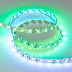 Лента герметичная SPI-P-B60-12mm 12V RGB-PX1-BPT (8 W/m, IP66, 5060, 5m) (Arlight, бегущий огонь)