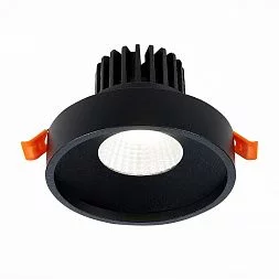 Св-к встр. Черный LED 1*10W 4000K 750Lm Ra>90 38° IP20 D100xH75 170-240V Встраиваемые светильники ST751.448.10