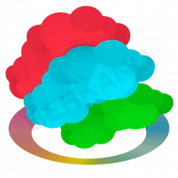 Люстра Cloud Snow White RGB