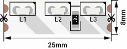 Лента светодиодная  315120 SWG 315120-12-9.6-W (SWG315120-12-9.6-W)