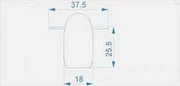 Торцевая заглушка R-ET-03-10 набор из 2 шт. Deko-Light 979700